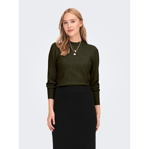 JDY Sweter 15216638 Zielony Regular Fit ze sklepu MODIVO w kategorii Swetry damskie - zdjęcie 182637700