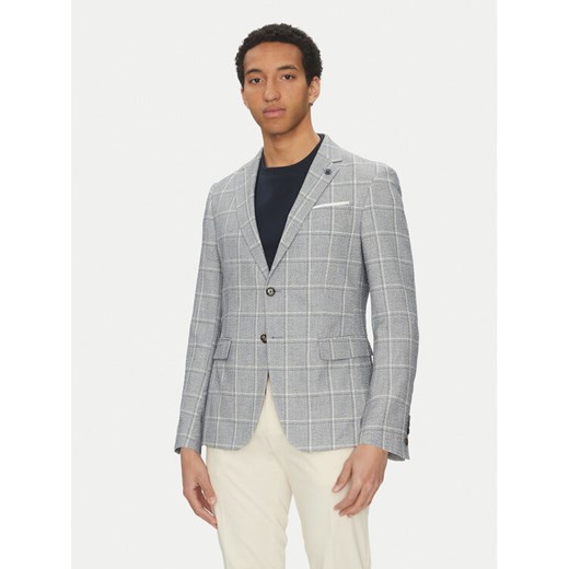 JOOP! Marynarka 17 JB-84Hogiz 30046564 Niebieski Slim Fit ze sklepu MODIVO w kategorii Marynarki męskie - zdjęcie 182637701