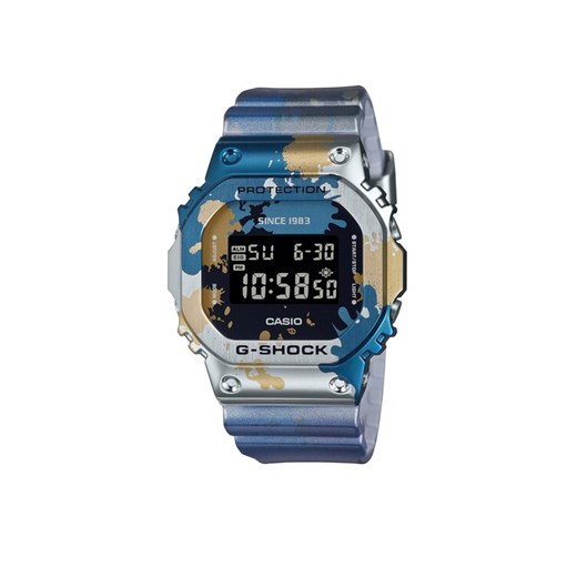 G-Shock Zegarek Street Spirit GM-5600SS-1ER Niebieski ze sklepu MODIVO w kategorii Zegarki - zdjęcie 182637734