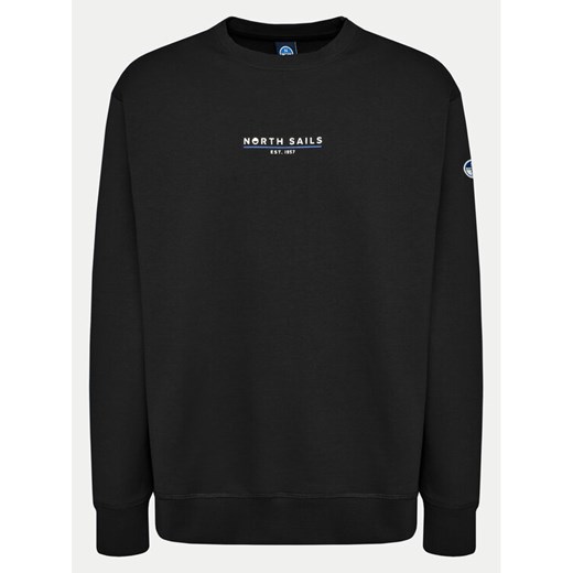 North Sails Bluza 691226 Czarny Comfort Fit ze sklepu MODIVO w kategorii Bluzy męskie - zdjęcie 182637803