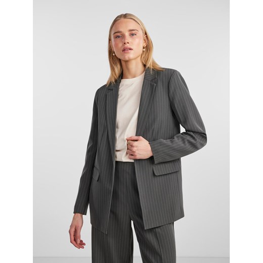 Pieces Marynarka 17130374 Szary Oversize ze sklepu MODIVO w kategorii Marynarki damskie - zdjęcie 182637843
