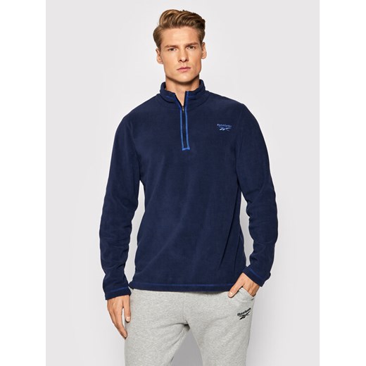 Reebok Polar Outerwear GR8963 Granatowy Slim Fit ze sklepu MODIVO w kategorii Bluzy męskie - zdjęcie 182637853