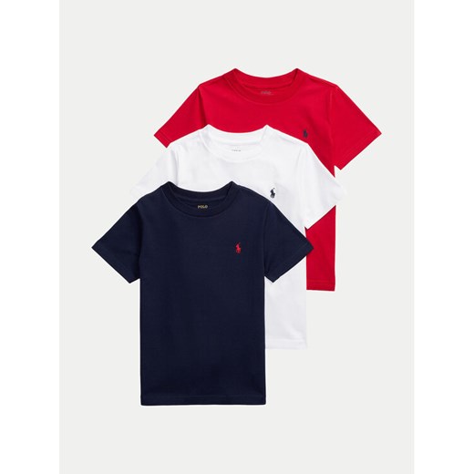 Polo Ralph Lauren Komplet 3 t-shirtów 322884456001 Kolorowy Regular Fit ze sklepu MODIVO w kategorii T-shirty chłopięce - zdjęcie 182637924