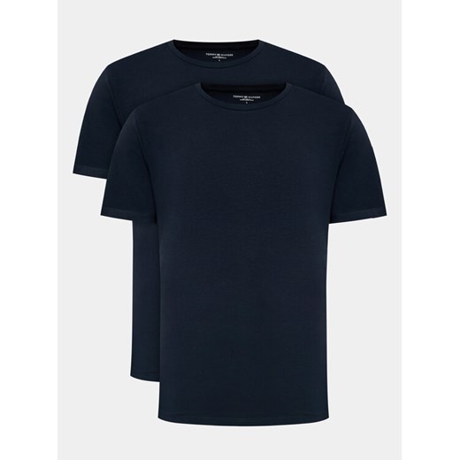 Tommy Hilfiger Komplet 2 t-shirtów UM0UM02762 Granatowy Regular Fit ze sklepu MODIVO w kategorii T-shirty męskie - zdjęcie 182638044