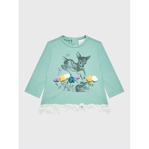 Original Marines Bluzka DISNEY DCAV1567NF Zielony Regular Fit ze sklepu MODIVO w kategorii Bluzki dziewczęce - zdjęcie 182638071