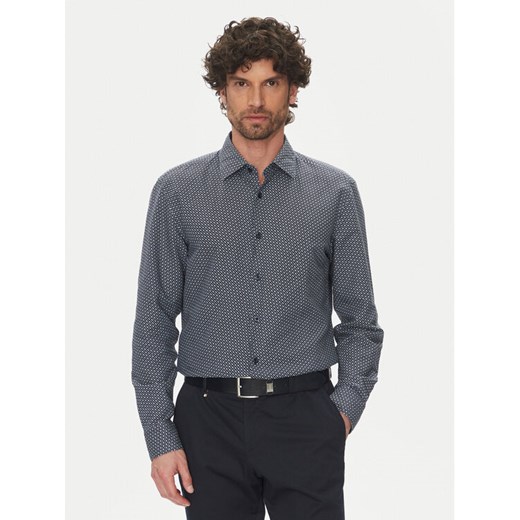 BOSS Koszula C-Hal 50539532 Granatowy Casual Fit ze sklepu MODIVO w kategorii Koszule męskie - zdjęcie 182638142