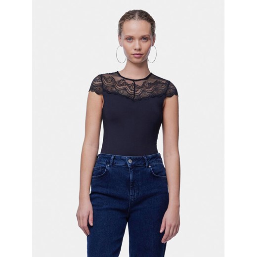 Pieces Body Sinna 17148090 Czarny Slim Fit Pieces XS MODIVO