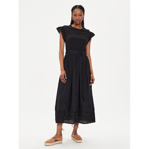 United Colors Of Benetton Sukienka letnia 49HSDV095 Czarny Regular Fit ze sklepu MODIVO w kategorii Sukienki - zdjęcie 182638341