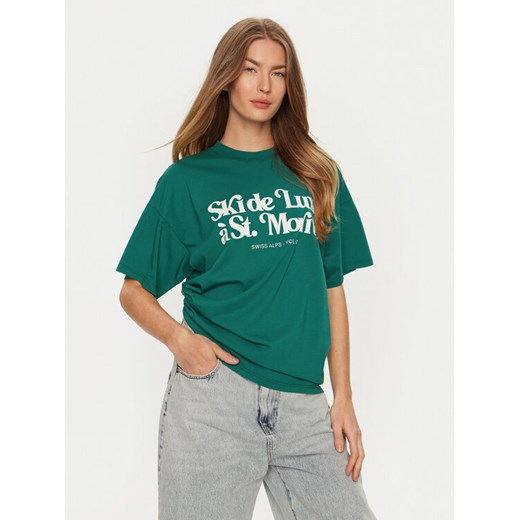ViCOLO T-Shirt RS0052 Zielony Regular Fit ze sklepu MODIVO w kategorii Bluzki damskie - zdjęcie 182638342