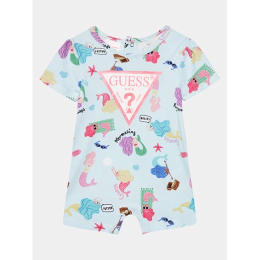 Guess Romper S4GG02 K6YW4 Zielony Regular Fit ze sklepu MODIVO w kategorii Rampersy - zdjęcie 182638344