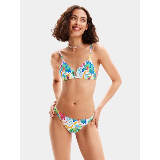 Desigual Góra od bikini Jungle 24SWMK10 Kolorowy ze sklepu MODIVO w kategorii Stroje kąpielowe - zdjęcie 182638410