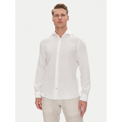 JOOP! Koszula 17 JSH-146Pai-W 30046075 Biały Slim Fit ze sklepu MODIVO w kategorii Koszule męskie - zdjęcie 182638524