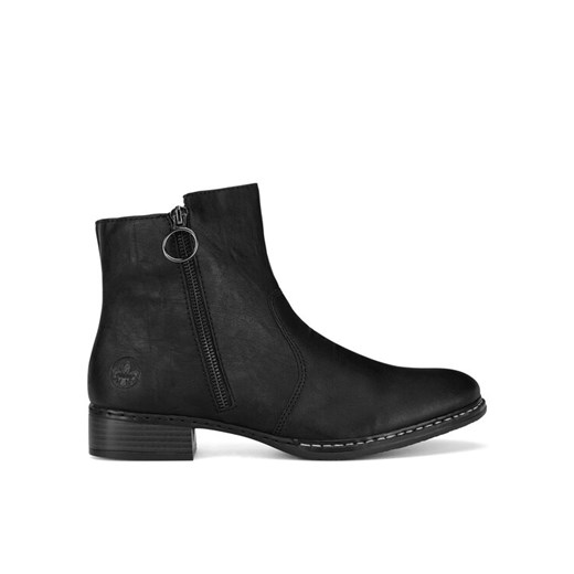 Rieker Botki 73450-00 Czarny ze sklepu MODIVO w kategorii Botki - zdjęcie 182638563