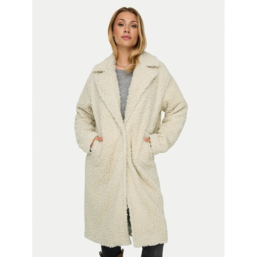 ONLY Kożuch Catalina 15322420 Beżowy Regular Fit ze sklepu MODIVO w kategorii Kożuchy - zdjęcie 182638660