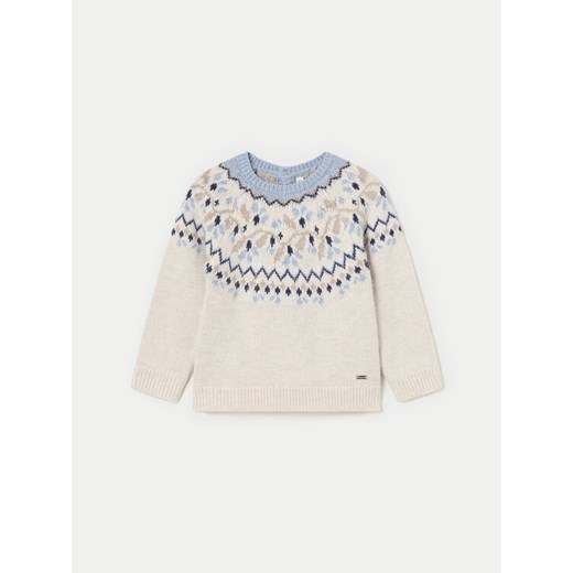 Mayoral Sweter 2323 Beżowy Regular Fit ze sklepu MODIVO w kategorii Bluzy i swetry - zdjęcie 182638681