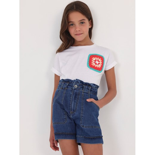 Mayoral T-Shirt 6047 Biały ze sklepu MODIVO w kategorii Bluzki dziewczęce - zdjęcie 182638683