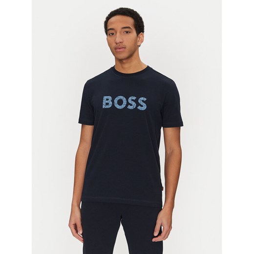 BOSS T-Shirt 50534923 Granatowy Slim Fit ze sklepu MODIVO w kategorii T-shirty męskie - zdjęcie 182638783