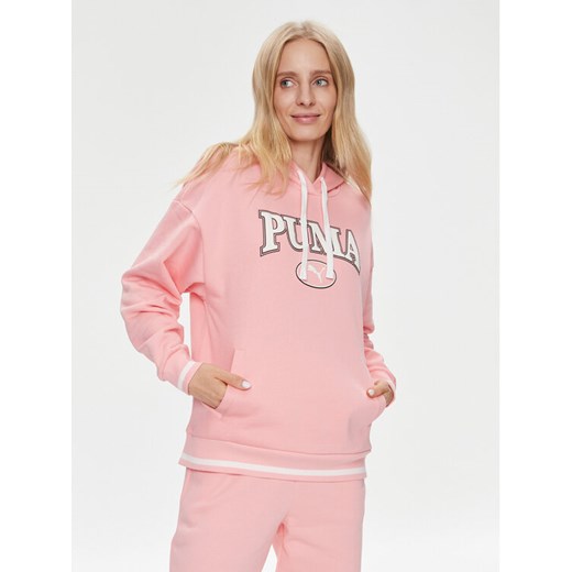 Puma Bluza Puma Squad 621489 Różowy Regular Fit ze sklepu MODIVO w kategorii Bluzy damskie - zdjęcie 182638841