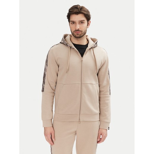 EA7 Emporio Armani Bluza 7M000209 AF12660 U6155 Beżowy Regular Fit ze sklepu MODIVO w kategorii Bluzy męskie - zdjęcie 182638961