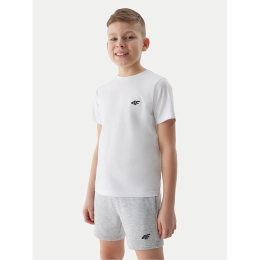 4F Szorty sportowe 4FJWSS24TSHOM272 Szary Regular Fit ze sklepu MODIVO w kategorii Spodenki chłopięce - zdjęcie 182638992