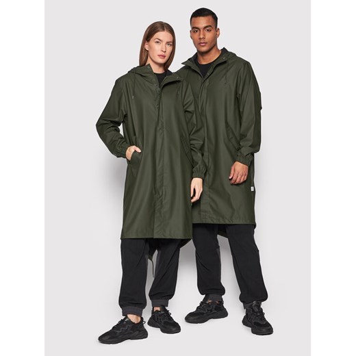 Rains Kurtka przeciwdeszczowa Unisex 18140 Zielony Regular Fit ze sklepu MODIVO w kategorii Kurtki męskie - zdjęcie 182639002