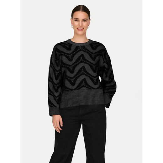 ONLY Sweter Jane 15332157 Szary Regular Fit ze sklepu MODIVO w kategorii Swetry damskie - zdjęcie 182639061