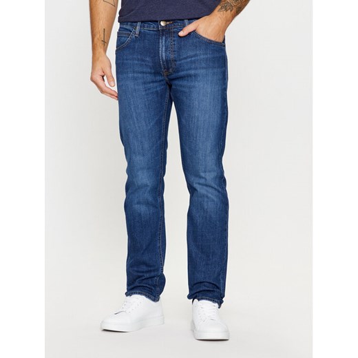 Lee Jeansy 112342270 Niebieski Regular Fit ze sklepu MODIVO w kategorii Jeansy męskie - zdjęcie 182639173