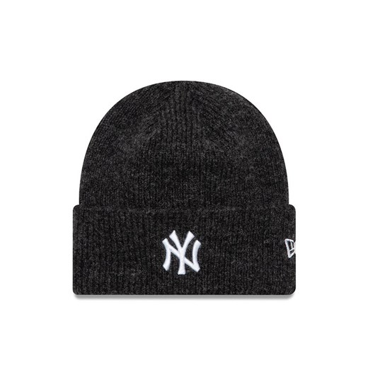 New Era Czapka NEW ERA-Wide Cuff Bean Szary ze sklepu MODIVO w kategorii Czapki zimowe damskie - zdjęcie 182639202