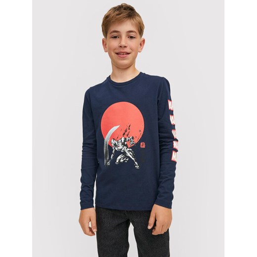 Jack&Jones Junior Bluzka MARVEL 12217803 Granatowy Regular Fit ze sklepu MODIVO w kategorii T-shirty chłopięce - zdjęcie 182639223