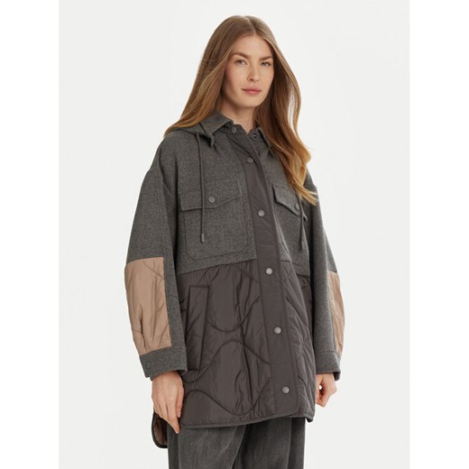Weekend Max Mara Kurtka przejściowa Ossola 2515481011 Szary Relaxed Fit ze sklepu MODIVO w kategorii Kurtki damskie - zdjęcie 182639241