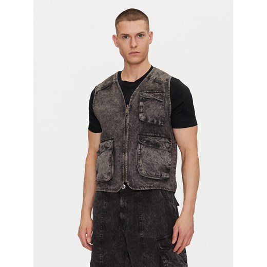 Alpha Industries Kamizelka Canvas Acid Vest 156140 Czarny Regular Fit ze sklepu MODIVO w kategorii Kamizelki męskie - zdjęcie 182639261