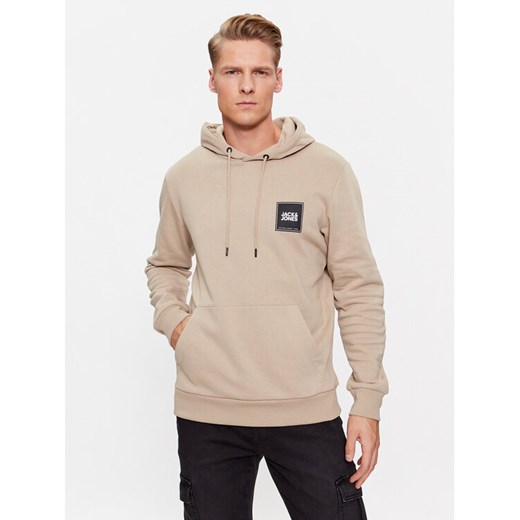 Jack&Jones Bluza 12251998 Beżowy Regular Fit ze sklepu MODIVO w kategorii Bluzy męskie - zdjęcie 182639280