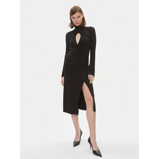 Pinko Sukienka koktajlowa Alpha 102367 A1DE Czarny Slim Fit ze sklepu MODIVO w kategorii Sukienki - zdjęcie 182639292