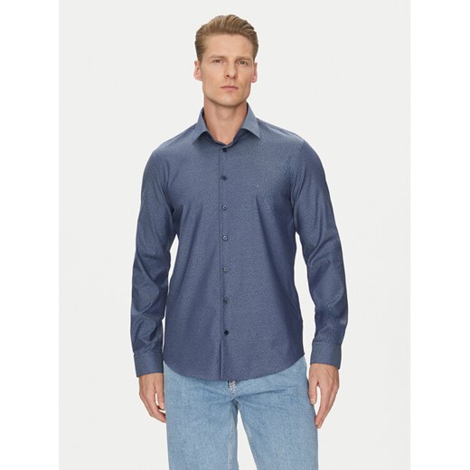 Calvin Klein Koszula K10K114311 Granatowy Regular Fit ze sklepu MODIVO w kategorii Koszule męskie - zdjęcie 182639313