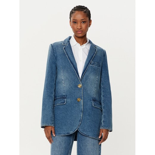 MICHAEL Michael Kors Marynarka MR510A7FAU Niebieski Relaxed Fit ze sklepu MODIVO w kategorii Marynarki damskie - zdjęcie 182639371