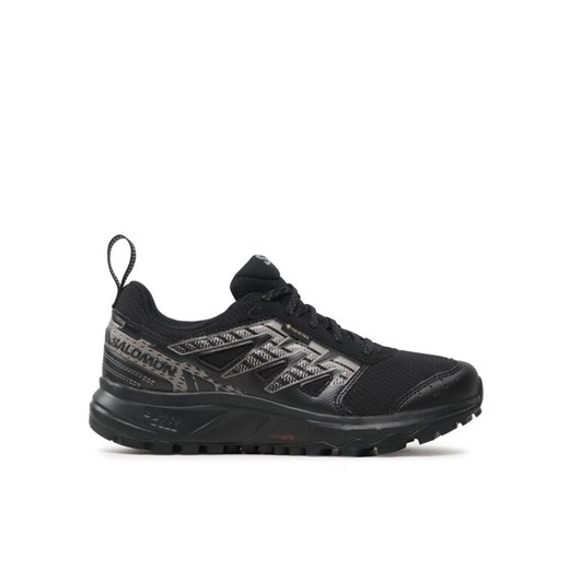 Salomon Sneakersy Wander GORE-TEX L47149500 Czarny ze sklepu MODIVO w kategorii Buty trekkingowe damskie - zdjęcie 182639393