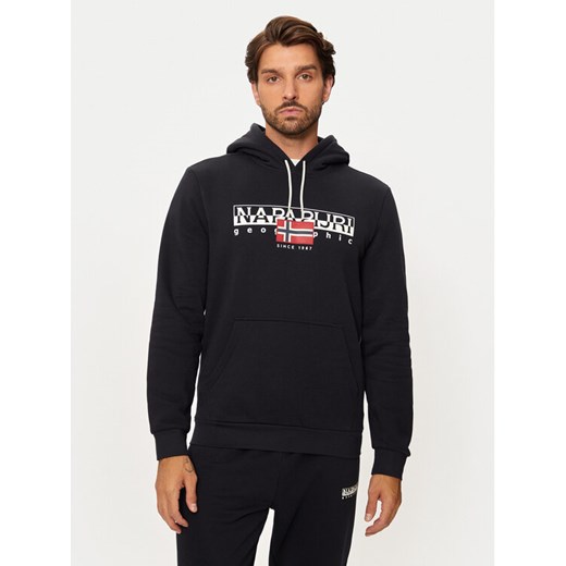 Napapijri Bluza B-Alymer NP0A4I1D Czarny Regular Fit ze sklepu MODIVO w kategorii Bluzy męskie - zdjęcie 182639412