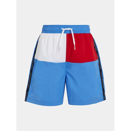 Tommy Hilfiger Szorty kąpielowe UB0UB00527 Niebieski Regular Fit ze sklepu MODIVO w kategorii Kąpielówki chłopięce - zdjęcie 182639434