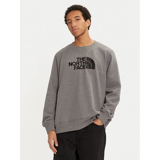 The North Face Bluza Drew Peak NF0A89EK Szary Regular Fit ze sklepu MODIVO w kategorii Bluzy męskie - zdjęcie 182639523