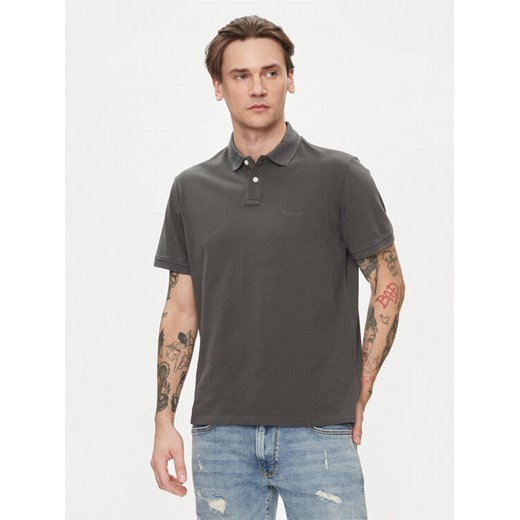 Pepe Jeans Polo New Oliver Gd PM542099 Szary Regular Fit ze sklepu MODIVO w kategorii T-shirty męskie - zdjęcie 182639532