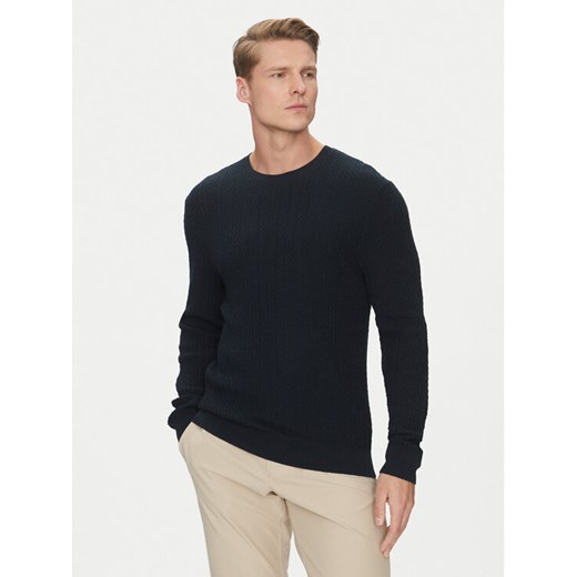 Marciano Guess Sweter 5GHR16 5861Z Granatowy Regular Fit ze sklepu MODIVO w kategorii Swetry męskie - zdjęcie 182639544