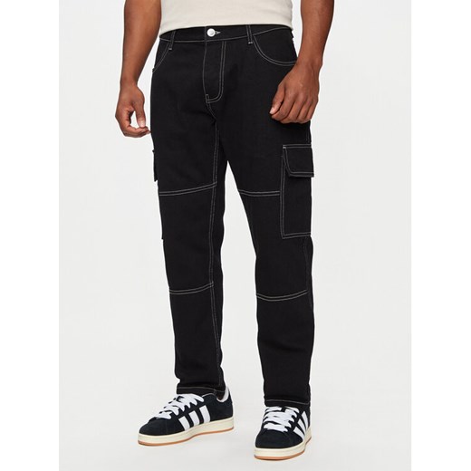 Brave Soul Jeansy MJN-SPACEBLK Czarny Straight Fit ze sklepu MODIVO w kategorii Jeansy męskie - zdjęcie 182639551