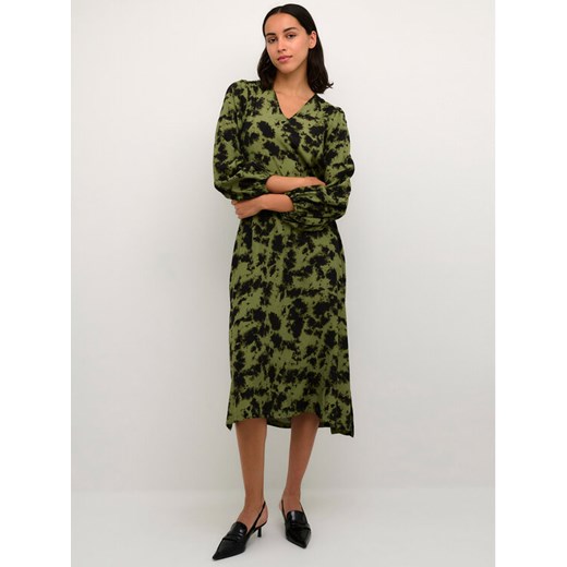 Karen by Simonsen Sukienka codzienna Kalinkakb 10104572 Zielony A-Line Fit ze sklepu MODIVO w kategorii Sukienki - zdjęcie 182639674