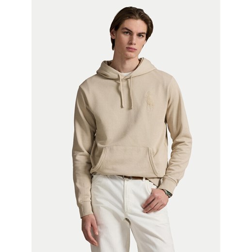 Polo Ralph Lauren Bluza 710936510007 Beżowy Relaxed Fit ze sklepu MODIVO w kategorii Bluzy męskie - zdjęcie 182639702