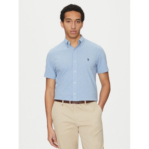 Polo Ralph Lauren Koszula 710798291019 Niebieski Regular Fit ze sklepu MODIVO w kategorii Koszule męskie - zdjęcie 182639763