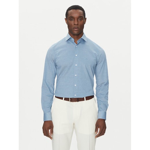 Michael Kors Koszula MD0MD91392 Niebieski Slim Fit ze sklepu MODIVO w kategorii Koszule męskie - zdjęcie 182639852