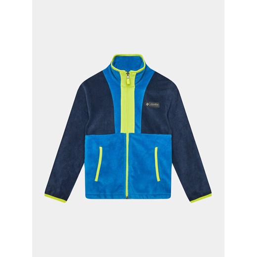 Columbia Polar Back Bowl™ Full Zip Fleece Niebieski Regular Fit ze sklepu MODIVO w kategorii Bluzy chłopięce - zdjęcie 182639904