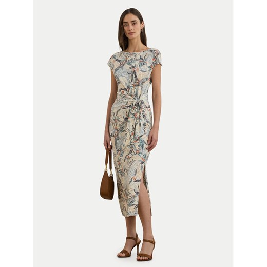 LAUREN RALPH LAUREN Sukienka codzienna 250964087001 Kolorowy Slim Fit ze sklepu MODIVO w kategorii Sukienki - zdjęcie 182639941