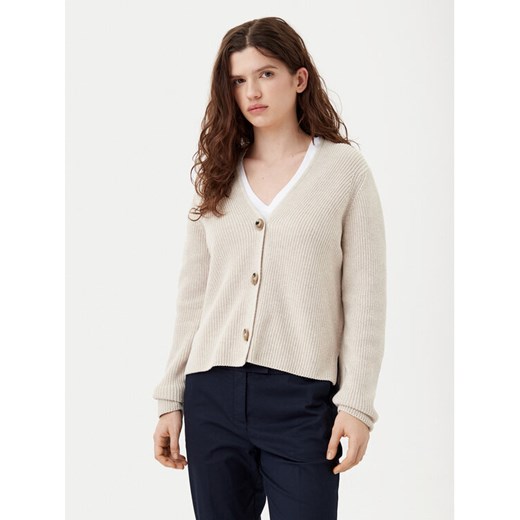 Marc O'Polo Kardigan B01605961069 Beżowy Regular Fit ze sklepu MODIVO w kategorii Swetry damskie - zdjęcie 182640004