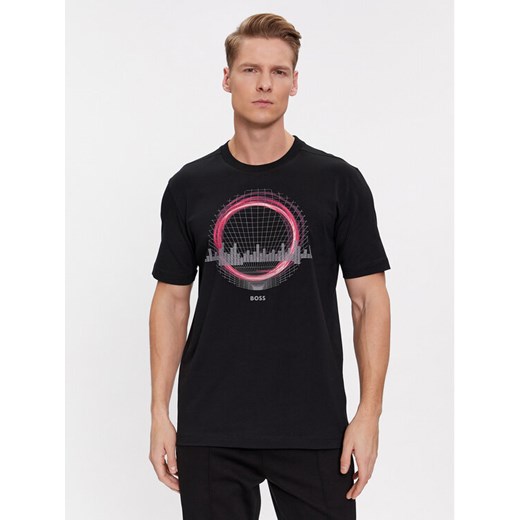 Boss T-Shirt 50506372 Czarny Regular Fit ze sklepu MODIVO w kategorii T-shirty męskie - zdjęcie 182640013